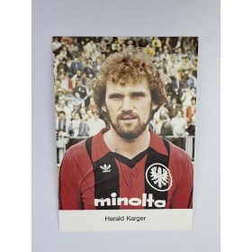 Autogrammkarte Eintracht Frankfurt, Harald Karger